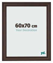 Photo Frame 60x70cm Oak Dark MDF Lazio Front Size | Yourdecoration.com