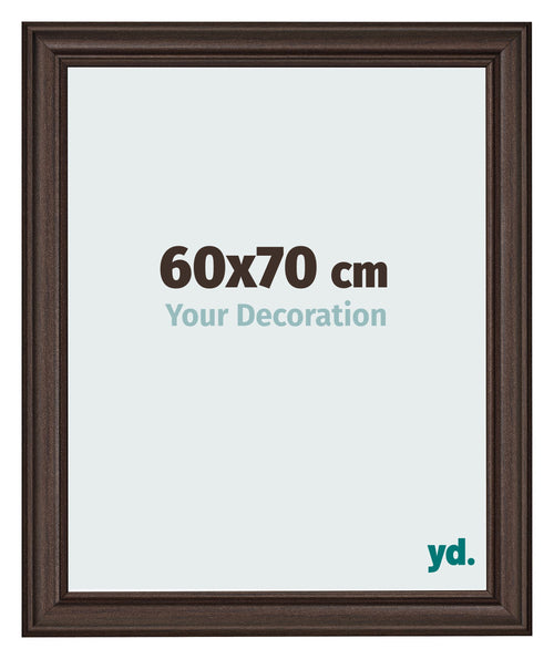 Photo Frame 60x70cm Oak Dark MDF Lazio Front Size | Yourdecoration.com