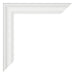Photo Frame 60x70cm White Swept MDF Lazio Detail Corner | Yourdecoration.com