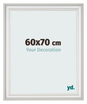 Photo Frame 60x70cm White Swept MDF Lazio Front Size | Yourdecoration.com