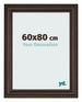 Photo Frame 60x80cm Oak Dark MDF Lazio Front Size | Yourdecoration.com
