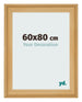 Photo Frame 60x80cm Pine Woodgrain MDF Lazio Front Size | Yourdecoration.com