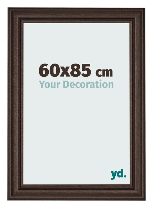 Photo Frame 60x85cm Oak Dark MDF Lazio Front Size | Yourdecoration.com