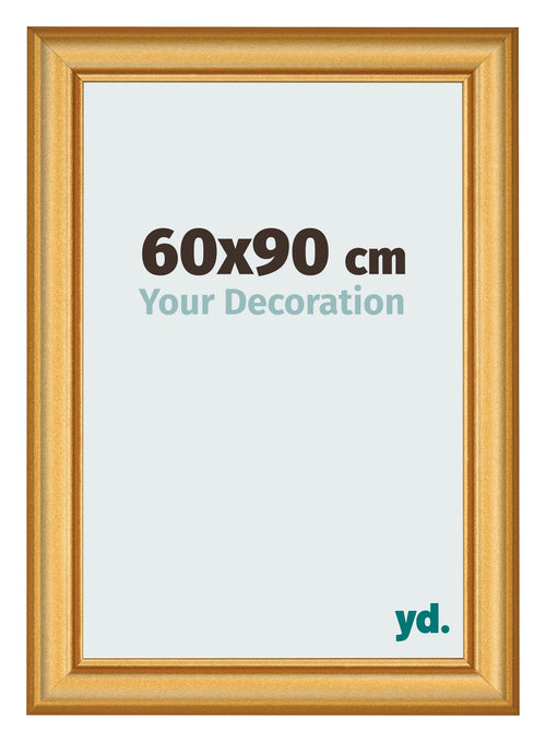 Photo Frame 60x90cm Gold Matte MDF Lazio Front Size | Yourdecoration.com