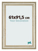Photo Frame 61x91 5cm Metallic Gloss MDF Lazio Front Size | Yourdecoration.com
