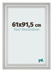 Photo Frame 61x91 5cm Silver Matte MDF Lazio Front Size | Yourdecoration.com