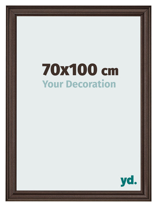 Photo Frame 70x100cm Oak Dark MDF Lazio Front Size | Yourdecoration.com