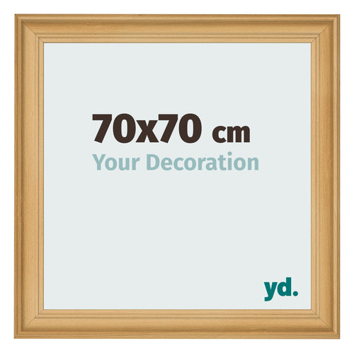 Photo Frame 70x70cm Pine Woodgrain MDF Lazio Front Size | Yourdecoration.com