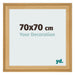 Photo Frame 70x70cm Pine Woodgrain MDF Lazio Front Size | Yourdecoration.com
