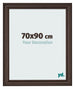 Photo Frame 70x90cm Oak Dark MDF Lazio Front Size | Yourdecoration.com