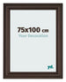Photo Frame 75x100cm Oak Dark MDF Lazio Front Size | Yourdecoration.com