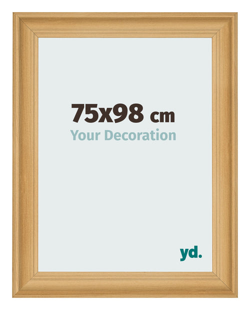 Photo Frame 75x98cm Pine Woodgrain MDF Lazio Front Size | Yourdecoration.com