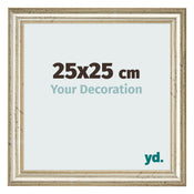 Photo Frame 25x25cm Metallic Gloss MDF Lazio Front Size | Yourdecoration.com
