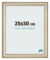 Photo Frame 25x30cm Metallic Gloss MDF Lazio Front Size | Yourdecoration.com