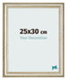 Photo Frame 25x30cm Metallic Gloss MDF Lazio Front Size | Yourdecoration.com