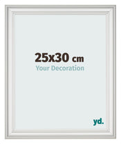 Photo Frame 25x30cm White Swept MDF Lazio Front Size | Yourdecoration.com