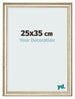 Photo Frame 25x35cm Metallic Gloss MDF Lazio Front Size | Yourdecoration.com