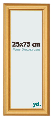 Photo Frame 25x75cm Gold Matte MDF Lazio Front Size | Yourdecoration.com