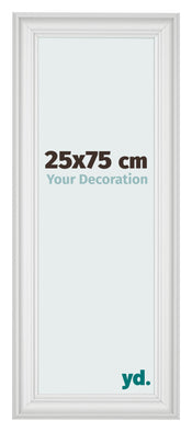 Photo Frame 25x75cm White Swept MDF Lazio Front Size | Yourdecoration.com