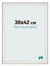 Photo Frame 30x42cm White Swept MDF Lazio Front Size | Yourdecoration.com