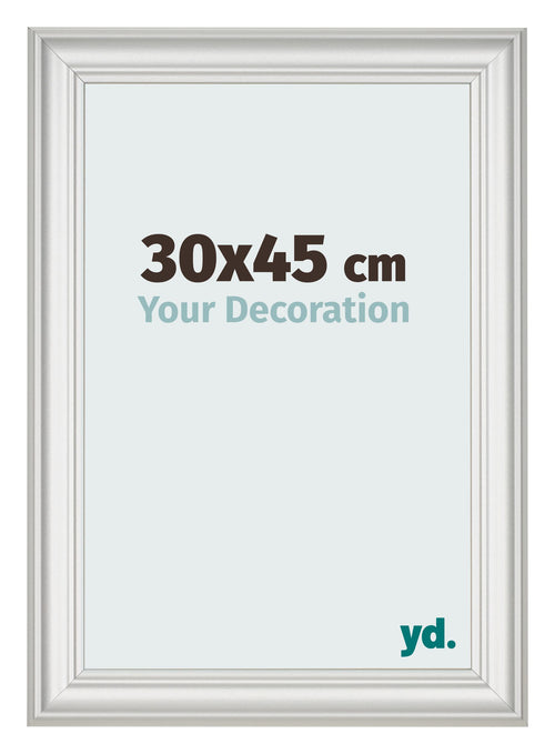Photo Frame 30x45cm White Swept MDF Lazio Front Size | Yourdecoration.com