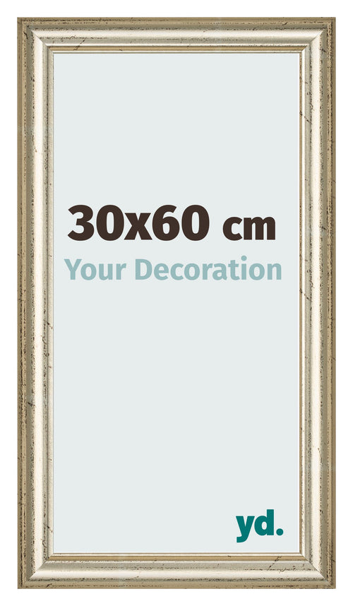 Photo Frame 30x60cm Metallic Gloss MDF Lazio Front Size | Yourdecoration.com