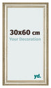 Photo Frame 30x60cm Metallic Gloss MDF Lazio Front Size | Yourdecoration.com