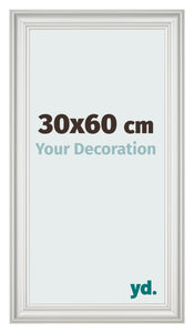 Photo Frame 30x60cm White Swept MDF Lazio Front Size | Yourdecoration.com