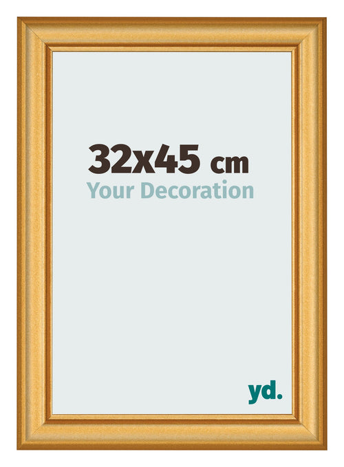 Photo Frame 32x45cm Gold Matte MDF Lazio Front Size | Yourdecoration.com