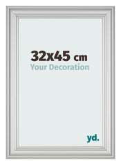 Photo Frame 32x45cm Silver Matte MDF Lazio Front Size | Yourdecoration.com