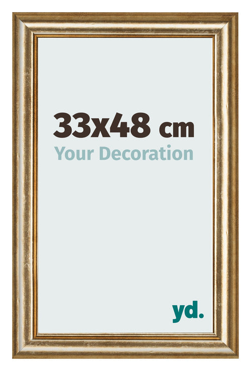 Photo Frame 33x48cm Gold Antique MDF Lazio Front Size | Yourdecoration.com