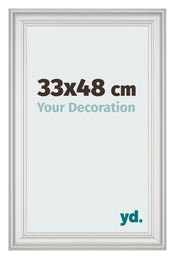 Photo Frame 33x48cm White Swept MDF Lazio Front Size | Yourdecoration.com