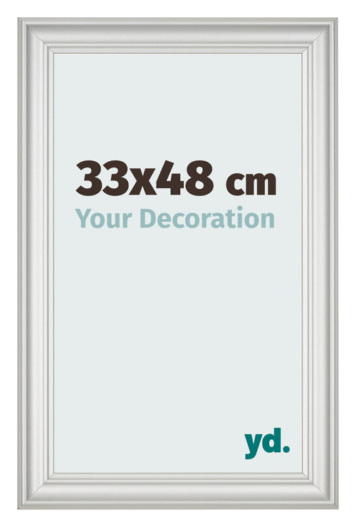 Photo Frame 33x48cm White Swept MDF Lazio Front Size | Yourdecoration.com