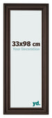 Photo Frame 33x98cm Oak Dark MDF Lazio Front Size | Yourdecoration.com