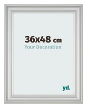 Photo Frame 36x48cm Silver Matte MDF Lazio Front Size | Yourdecoration.com