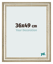 Photo Frame 36x49cm Metallic Gloss MDF Lazio Front Size | Yourdecoration.com