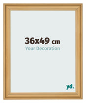 Photo Frame 36x49cm Pine Woodgrain MDF Lazio Front Size | Yourdecoration.com