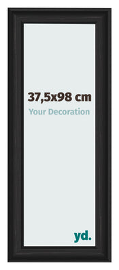 Photo Frame 37 5x98cm Black Woodgrain MDF Lazio Front Size | Yourdecoration.com