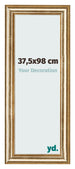 Photo Frame 37 5x98cm Gold Antique MDF Lazio Front Size | Yourdecoration.com