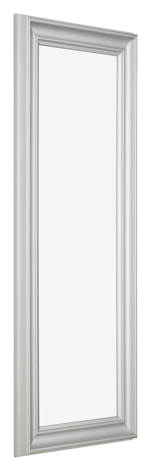 Photo Frame 37 5x98cm Silver Matte MDF Lazio Front Oblique | Yourdecoration.com