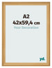 Photo Frame 42x59 4cm A2 Pine Woodgrain MDF Lazio Front Size | Yourdecoration.com