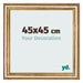 Photo Frame 45x45cm Gold Antique MDF Lazio Front Size | Yourdecoration.com