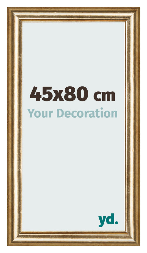 Photo Frame 45x80cm Gold Antique MDF Lazio Front Size | Yourdecoration.com