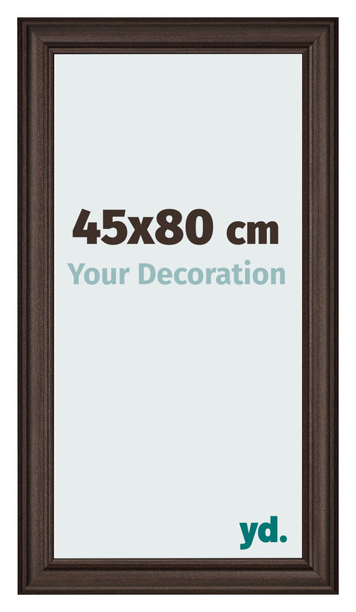 Photo Frame 45x80cm Oak Dark MDF Lazio Front Size | Yourdecoration.com