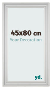 Photo Frame 45x80cm Silver Matte MDF Lazio Front Size | Yourdecoration.com