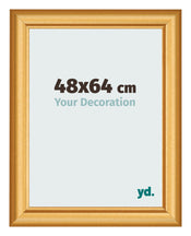 Photo Frame 48x64cm Gold Matte MDF Lazio Front Size | Yourdecoration.com