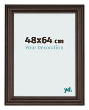 Photo Frame 48x64cm Oak Dark MDF Lazio Front Size | Yourdecoration.com