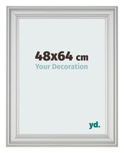 Photo Frame 48x64cm Silver Matte MDF Lazio Front Size | Yourdecoration.com