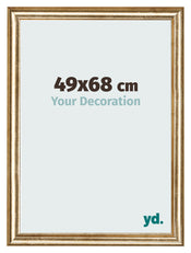 Photo Frame 49x68cm Gold Antique MDF Lazio Front Size | Yourdecoration.com