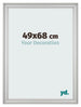 Photo Frame 49x68cm Silver Matte MDF Lazio Front Size | Yourdecoration.com